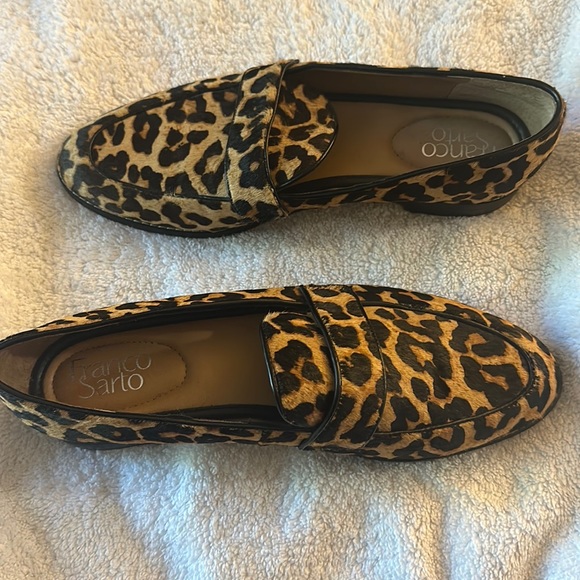 franco sarto cheetah sandals